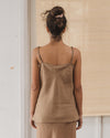 BASERANGE 25 Spring/Summer France Linen Vest Camisole BAS-TODY-SL-000-OCULAR